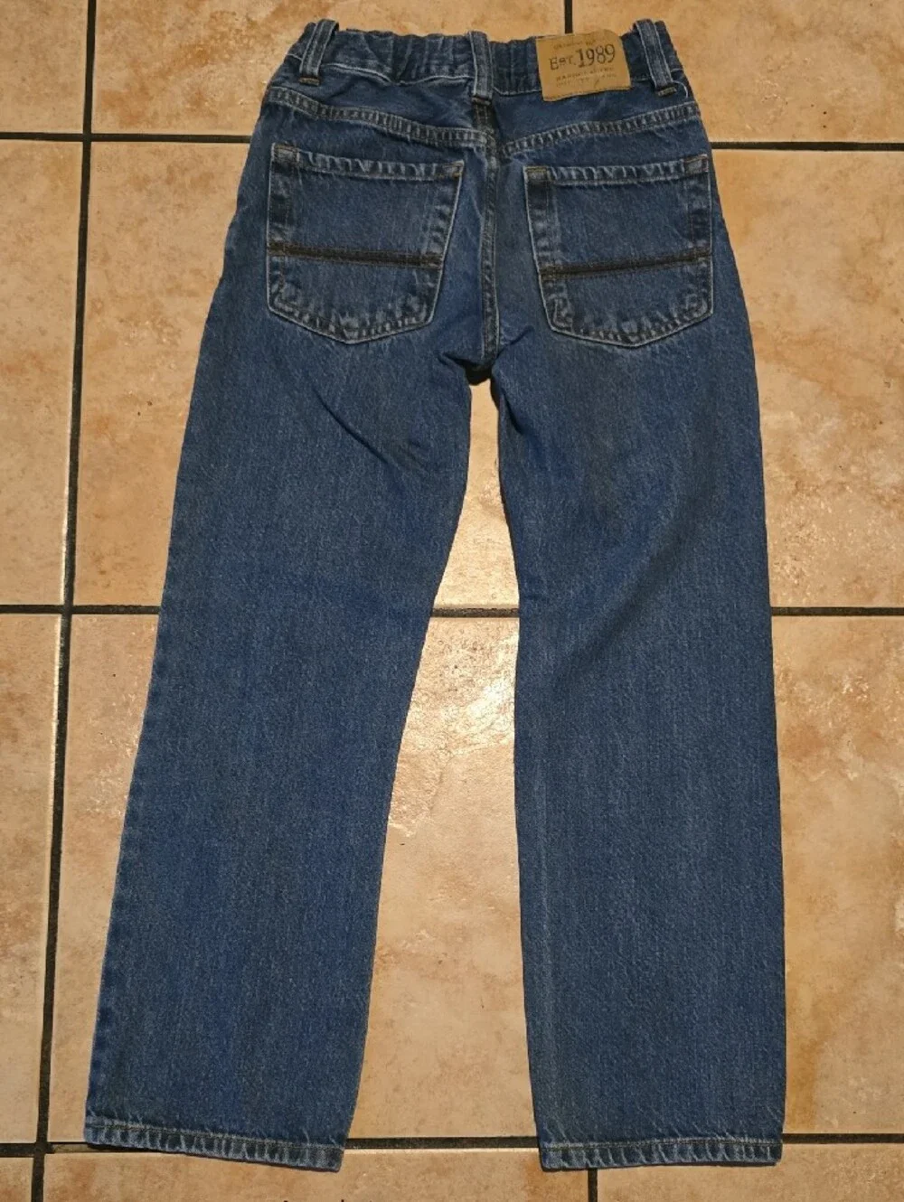 The Children's Place Dark Blue Straight-Leg Kids Jeans